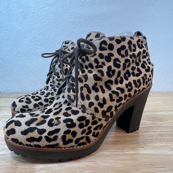 SPERRY Pony hair animal print  booties size 8M - Picture 5 of 16